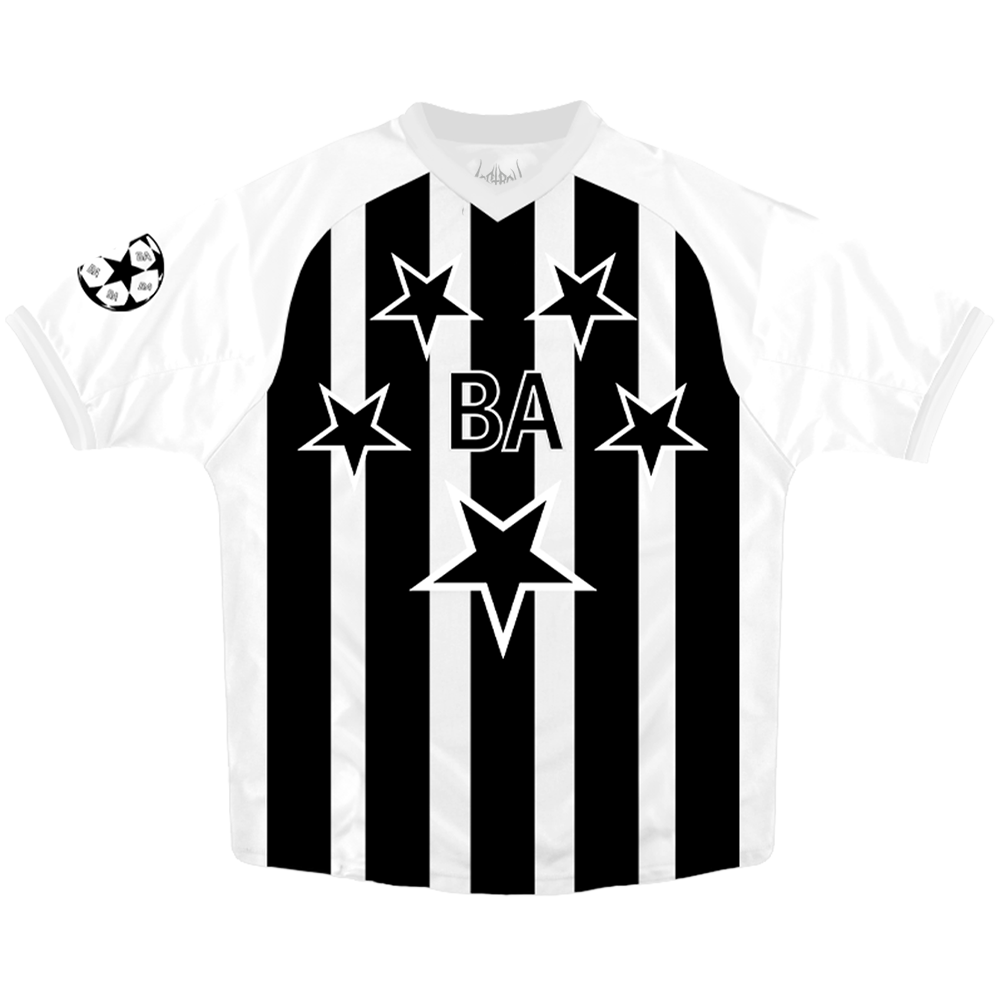 DESOLATED FOOTBALL シャツ　白　MLVLTD DESOLATED FOOTBALL シャツ白MLVLTD