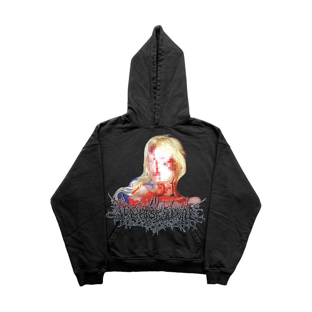 Pixel Lady Horror Hoodie