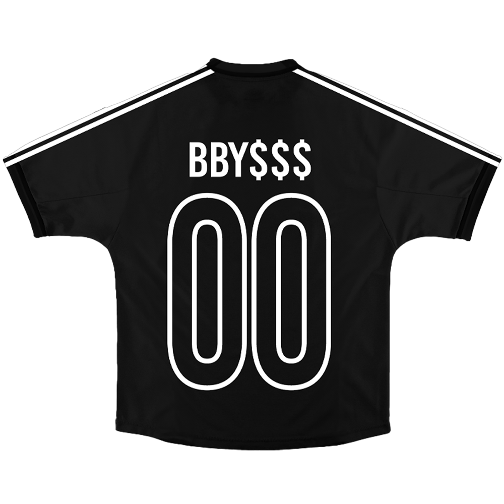 BBY$ Black Motocross Jersey Back