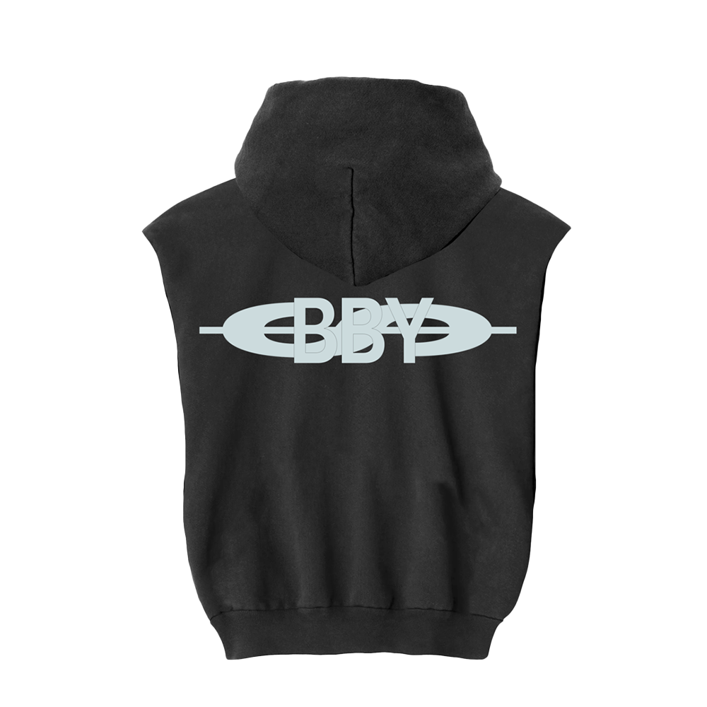 BBY$ Cutoff Hoodie back